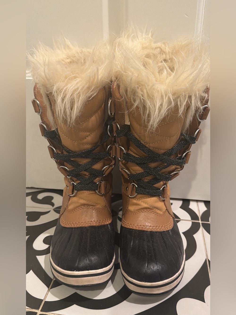 SOREL Tan Waterproof Boots, kids